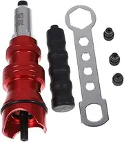 VALICLUD 1set Cordless Rivet Tool Adapter Electric Rivet Drill Connector Aluminum Alloy Easy Installation for Cordless Drills Efficient Smooth Riveting Without Burrs