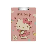 在飛比找Yahoo奇摩購物中心優惠-小禮堂 Hello Kitty A4牛皮紙夾板 (草莓冰淇淋