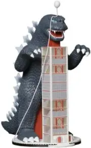 Toho Maniacs Godzilla Tower Godzilla vs Gigan Soft Vinyl Figure
