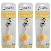 3PK Wishstone Honey Jade Heart Bag Charm Bag Keychain Gemstone Women's Accessory