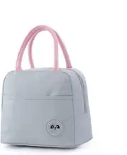 Lunch Cooler Bag, Lunch Box Bag, Mini Waterproof Lunch Tote Bag, Portable Reusable Lunch Bag Picnic Bag For Men And Women (grey)