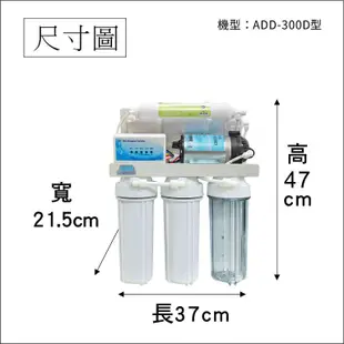 台灣製ADD-300型全自動RO逆滲透純水機《NSF-ISO認證》- 水易購桃園介壽店