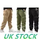 iEFiEL AU Kids Boys Cargo Trousers Baggy Jogger Pants For Hip Hop Jazz Dance
