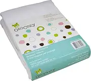 OsoCozy Bleached Birdseye Flat Cloth Diapers (6 Pack) - 27 x 27 Inches, One-Layer Flat Cloth Baby Nappies Made of Soft, Durable 100% Birdseye Weave Cotton…