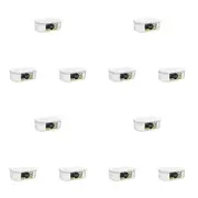 12x Lemon & Lime 460ML Fresh Seal Canister Food/Snack Storage Organiser White