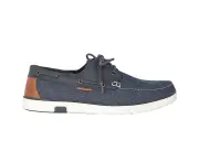 Helm Olympus Casual Slip On Boat Shoe Men's - Blue