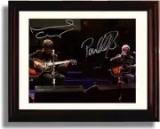 Unframed Paul Weller Autograph Promo Print - Noel Gallagher