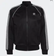 Adidas Adicolor Classics Super Shiny Track Jacket top NWT Large Recycled Ocean