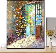 Gem Painting Butterfly - Gem Painting Kits Butterfly Painting Jewel Art - Jewel Art Kit, Gem Art Paintings Kit for Home, Wall Decor, Beginner, Living Room, Bedroom, Offices