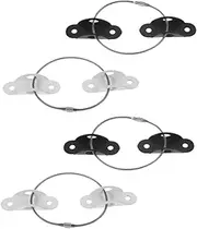 GARVALON 1 Set Proofing Furniture Anchors Kit Durable Cabinet Straps for Securing Bookcases and Cabinets Easy Install Material