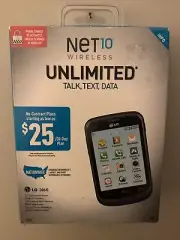 Net -10 Wireless LG 306G No Contract Cell Phone - BLACK