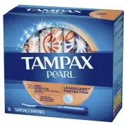 Tampax Pearl Super Plus Absorbency Tampons 36ct Unscented
