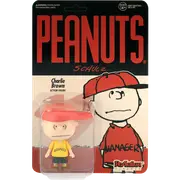 Peanuts - Manager Charlie Brown ReAction 3.75” Action Figure