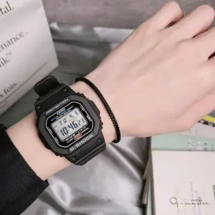 卡西歐小方塊頭文字d手表 DW-5600E G-5600E-1太陽能復古g-shock