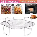 Air Fryer Rack Kitchen Grill Air Fryer Accessories Baking Tray Grill Holder AU
