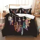 Feather accessories 3D Print Duvet Quilt Doona Covers Pillow Case Bedding Sets