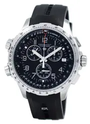 Hamilton Khaki Aviation X-Wind Chronograph Swiss Made GMT H77912335 Mens Watch