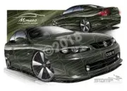 Holden Monaro V2 MONARO CV8-R LE A3 FRAMED PRINT (HC22)