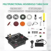 Mini Desktop Electric Saw Cutter Speed & Angle Adjustable with Accessories N1A7