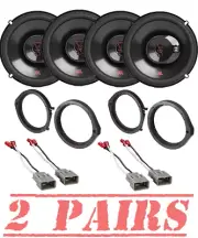 JBL Stage3637F 3-Way 6.5" Front & Rear Car Speakers for 2006-2021 Honda Civic (for: Honda)