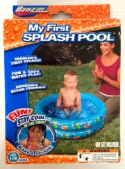 Banzai Inflatable My First Splash Pool • Ages 9-24 Months • New in Box • Toddler