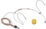 ICLIPE Lightweight Headworn Headset Microphone Condenser Mic 3.5mm Plug Compatible with Sennheiser Wireless Bodypack Transmitter