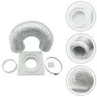 High Performance 4 Inch Dryer Vent Wall Plate and Hose Installation Kit