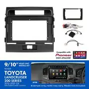 Aerpro 9"/10" Multimedia Receiver Head Unit Kit to suit Model Toyota LandCruiser 200 Series (2012-2021) - AKTO43