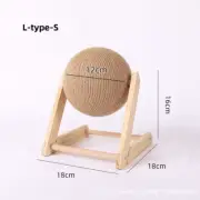 Cat Scratching Ball Toy Kitten Sisal Rope Ball Board Grinding Paws Toy Cats Scra