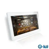 在飛比找松果購物優惠-逸奇e-Kit 10吋防刮鏡面數位相框電子相冊(共兩款)-白