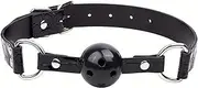 Adult Toy Plastic Breathable Mouth Plug SM with Hole Binding Mouth Ball for Men and Women Training Binding Sex Props