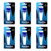 6x Vaseline Lip Therapy 10g Moisturising Balm Tube For Chapped/Dry Lips Original
