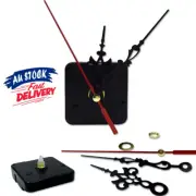Black Kit Repair Mechanism Movement Hands DIY Wall Clock Parts Quartz