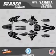 Graphics Kit for Yamaha YZ450FX (2016-2018 Evader-black-out