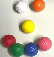 SOFT FOAM GOLF BALLS for practice indoor/outdoor club training aid light weight