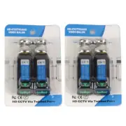 4Pcs HD 1CH Passive Video Balun Compatible W/All HD-CVI TVI AHD Cable SCT-218B