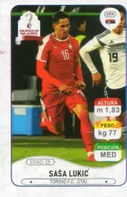 Sasa Lukic Sticker World Cup Qatar 2022