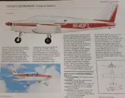 Piper 140 Cherokee Plane Picture Out of Print Article Spec Sheet Wall Art Decor