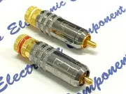 2pcs (1Pair) - WBT RCA WBT-0101 Male Plug / Connector NOS