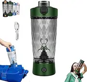 ProBlend One-Touch Shaker, Smooth Protein Mix Anywhere, 22oz USB Rechargeable Electric Blender Cup, Portable Drink Mixer Bottle for Gym/Sport, 5 Colors with Powder Box (Green)