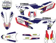 Yamaha YZF 250 2019 - 2023 custom graphics kit Stadium style stickers decals