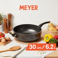 在飛比找PChome24h購物優惠-【MEYER 美亞】耐磨輕量不沾30CM深炒鍋 - NEW 