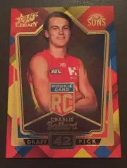2018 AFL Select Legacy Rookie card CHARLIE BALLARD Gold Coast RC42 061/250