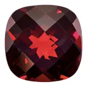 Gemstone Garnet Aa Quality 6mm Antique Cushion Checkerboard
