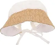 [ANDRESLAD] Hat Sun Hat Beach Cap for Girl Bonnet Cap Bonnet for Girl Handmade Beanie Acrylic