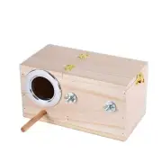 Birds Breeding Box Wooden Parakeet Nesting Box