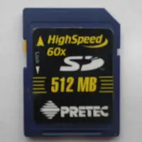 在飛比找蝦皮購物優惠-PRETEC High Speed 60x 512MB SD