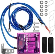 TOKIDNY Digital Voltage Regulator Stabilizer Universal Stabilization Kit Electric Rectifier for Car Truck 3 Ground Wires