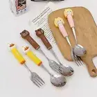 Portable Cutlery Set Cartoon Stainless Steel Cutlery