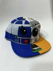 R2D2 StarWars Baseball Cap Adjustable Hat Snap Back Youth NEW